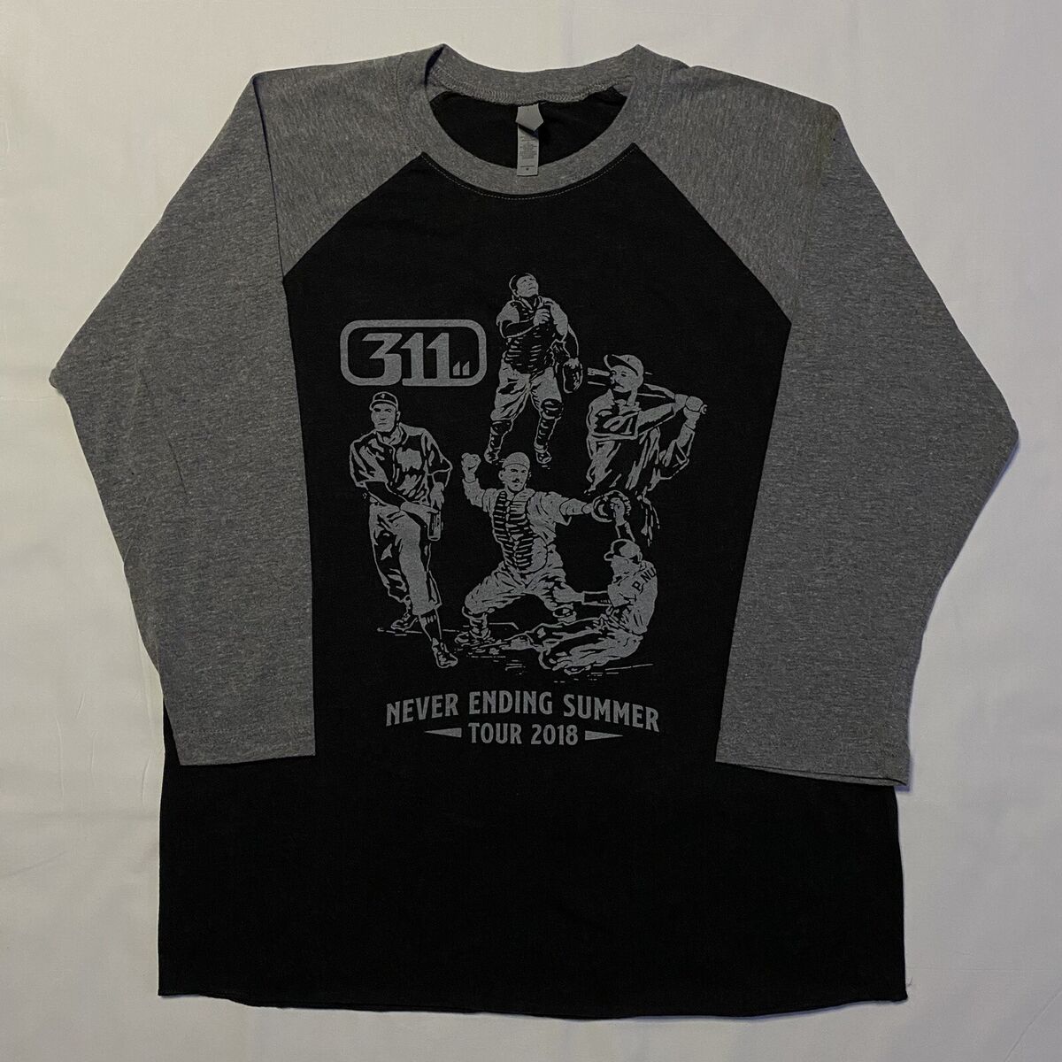 311 “Never Ending Summer 2018 Tour” 3/4 Sleeve Shirt Size M