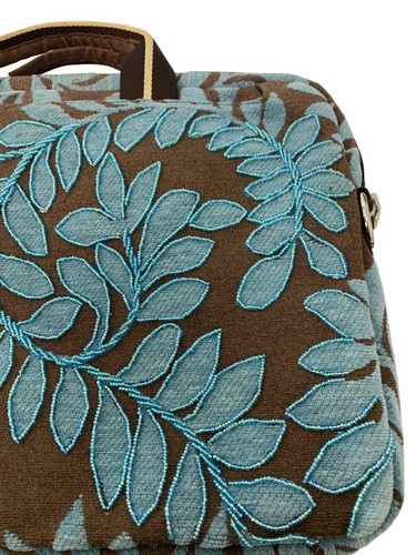 Fashion Beaded Embellished Laptop iMac & PC Computer Bag Blue - Christmas Gift - Picture 2 of 9