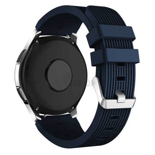 Leather Bracelet Strap Band for Samsung Galaxy Watch 46mm SM-R800 / Watch3 45mm - Picture 394 of 666
