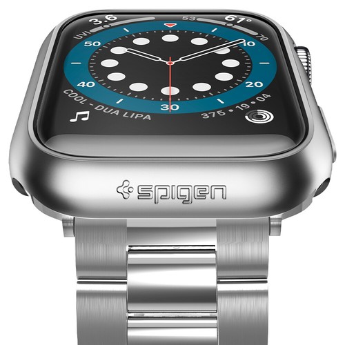 For Apple Watch Series 6 5 4 SE 40mm 44mm Spigen Thin Fit Slim Protective Cover - Picture 55 of 57