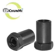 EPChunMi Rocker Arm Nuts 7/16-20 in Thread Steel Black Oxide Poly Lock(2)