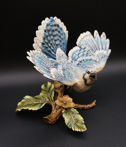 JAY STRONGWATER COURBETT BLUE JAY ON BRANCH LTD 75/250 NEW ORIGINAL BOX USA - Picture 4 of 22