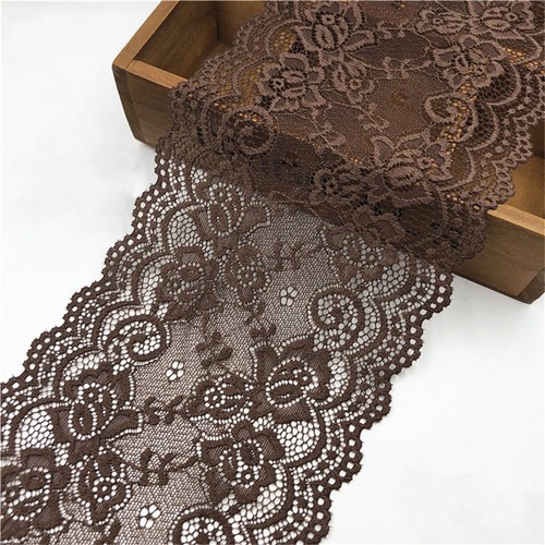 1 Yard Elastic Bands Lace Trim Ribbon Edge DIY Underwear Clothing Dress Crafts - Picture 21 of 21