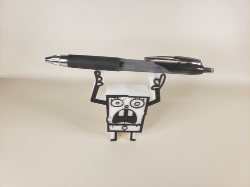 Portapluma Doodlebob y Doodle Calamar Impreso en 3D Marcador PLA Calamar Ward Bob - Imagen 4 de 9
