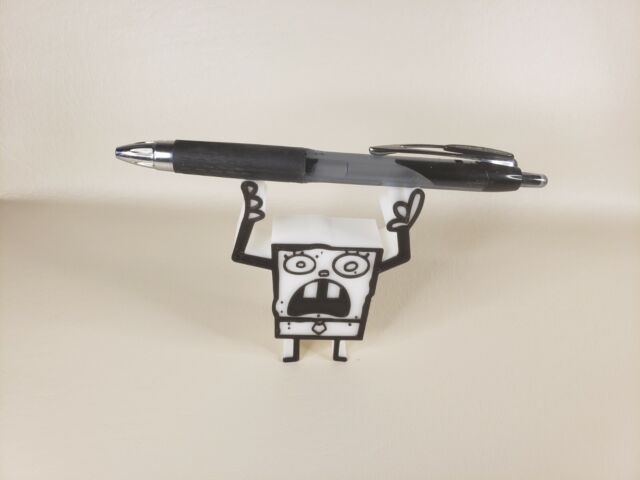 3D Printed Doodle Bob PEN HOLDER PLA Big Mouth Marker Pencil DOODLEBOB 3D Printed Doodle Bob PEN HOLDER PLA Big Mouth Marker Pencil DOODLEBOB