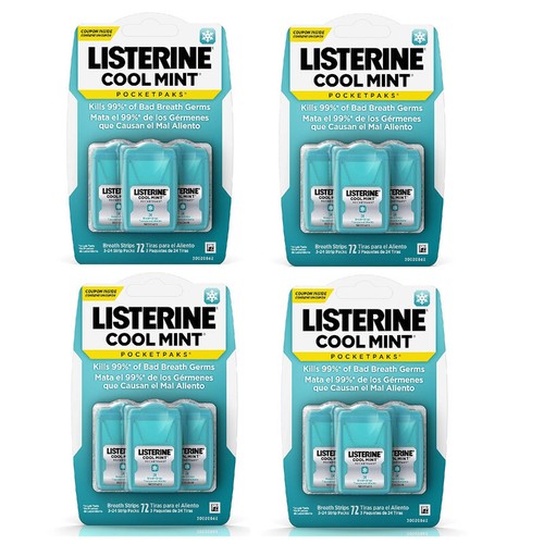 Listerine PocketPaks Cool Mint - 288 Atemstreifen
