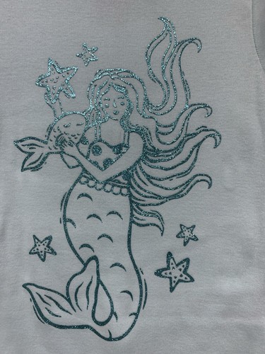 🐚Carter's 4 Piece Mermaid PJ Set-Shirts & Shorts -Girl's Size 2T NEW $36 #650 - Picture 2 of 5