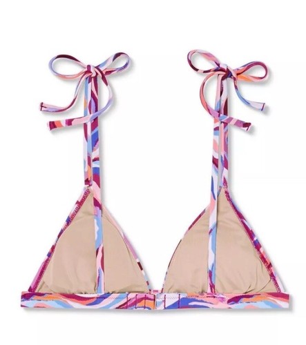NEW Women's Shoulder Tie Triangle Bikini Top - Shade & Shore Sz M - Picture 4 of 9