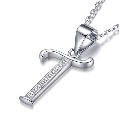 Kette Halskette Buchstabe 925 Silber Buchstabenkette Silberkette Silberschmuck - Bild 44 von 63
