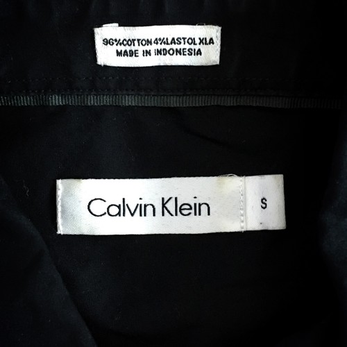 Calvin Klein Herren Hemden Schwarz Langarm Größe S - Bild 5 von 5