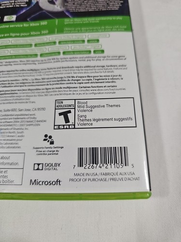 Naruto Ultimate Ninja Storm 3 Full Burst Microsoft Xbox 360 (No Manual Included) - Picture 4 of 8