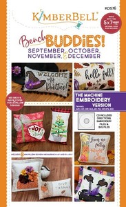 Kimberbell-Machine-Embroidery-CD-Bench-Buddies-Series-V3-Sep-Oct-Nov-Dec-KD576