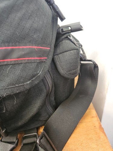 Classic Tamrac Camera Bag | Model 608 Vintage | Canvas & Suede Handle & Strap - Picture 5 of 24