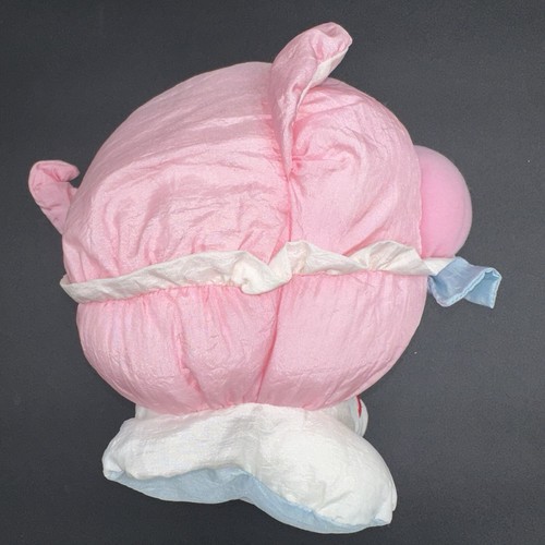 "Juguete de peluche Little Tikes rosa de nailon PIG 9"" sonajero azul blanco" - Imagen 9 de 11