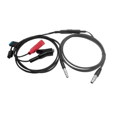 External Power Cable A00400+A00630 With Alligator Clip For TOPCON GPS To PDL HPB