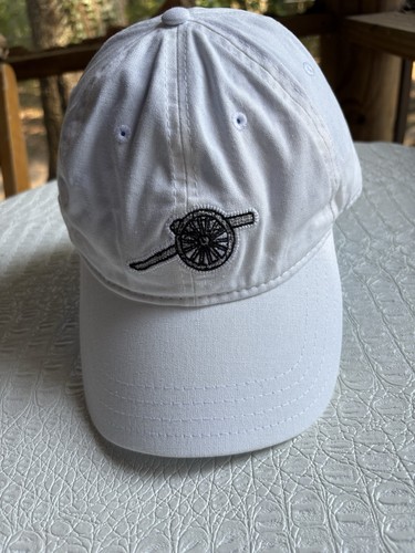 Secession Golf Club Hat Cap Strapback Embroidered Cannon Logo White Canvas SC - Picture 2 of 13