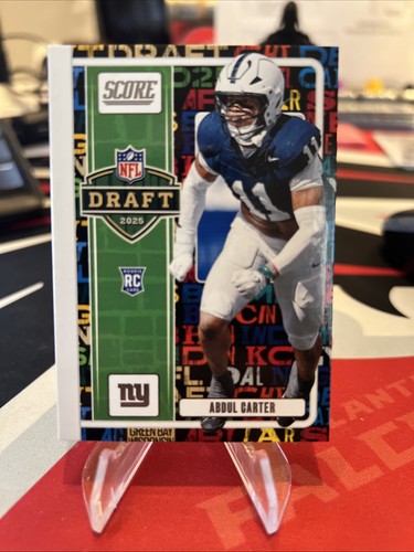 2025 Panini Score NFL Draft Abdul Carter RC New York Giants #8