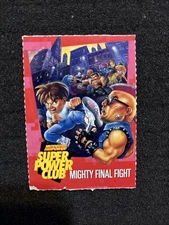 Nintendo Power Super Power Club Magazine Card #109 Mighty Final Fight