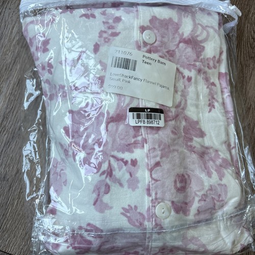 Pottery Barn Teen LoveShackAusgefallener Flanell Pyjama XL