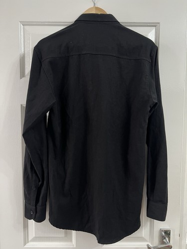 DIESEL S-East-Long- Mens Shirt M Western RRP€175 Spread Neck Black - Picture 5 of 7