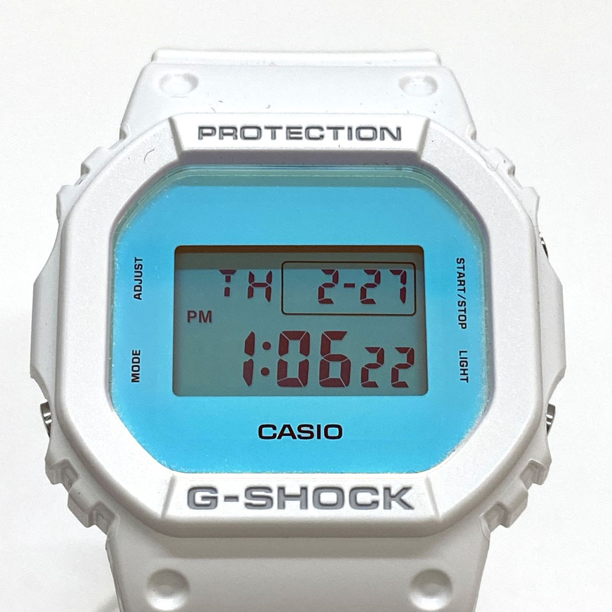 ホワイト　　G-SHOCK、DW-5600TL-7JF DW5600WW-7 | G-SHOCK DIGITAL White | CASIO