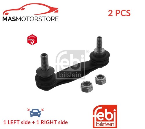 COPPIA STABILIZZATORI ANTIROLL BAR POSTERIORI FEBI BILSTEIN 33492 2PZ P NUOVI RICAMBIO OE