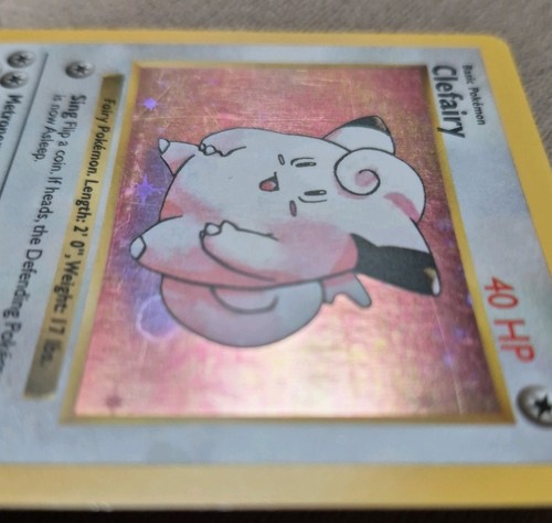 Clefairy Holo SHADOWLESS - Base Set 5/102 - Pokemon TCG -  LP - Picture 5 of 5