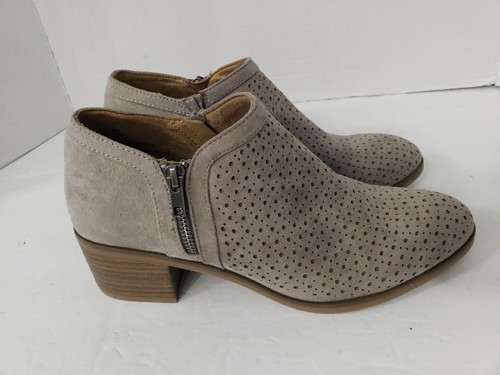 Sonoma Ortho Lite Damen-Stiefeletten 9,5 mittelgrau mit seitlichem Reißverschluss