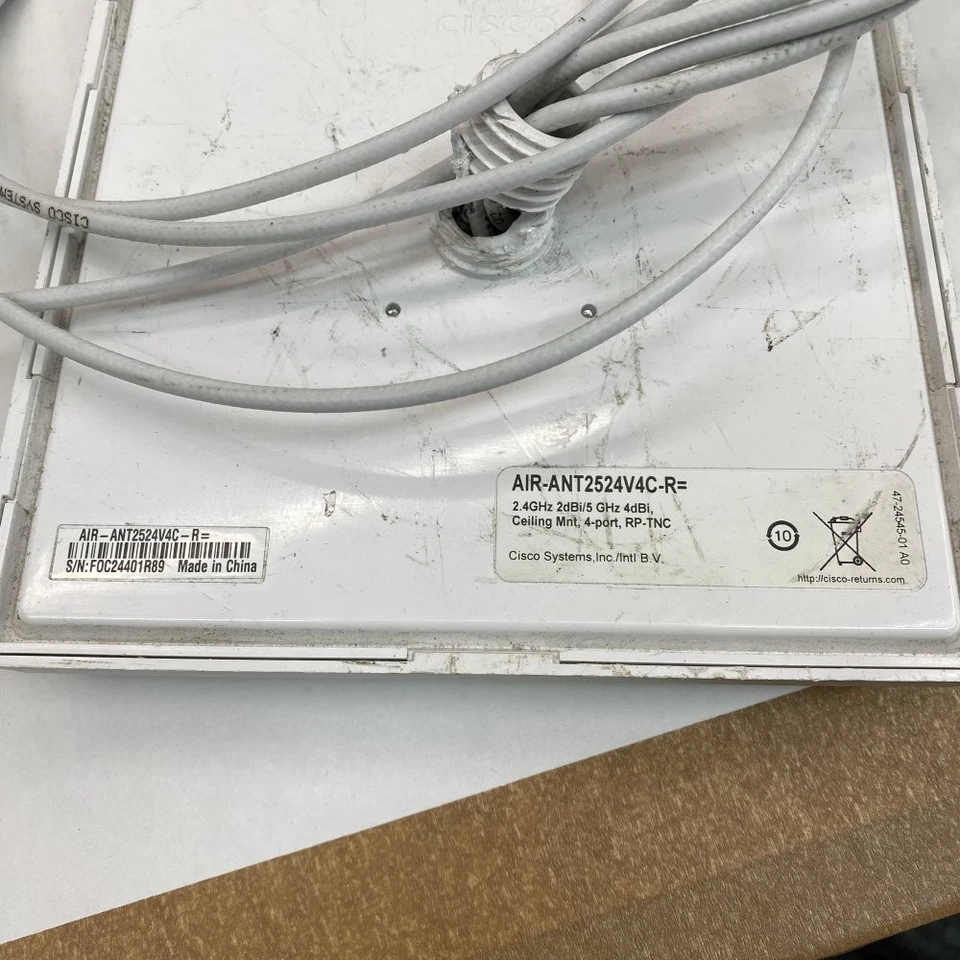 5x Cisco AIR‑ANT2524V4C‑R Dual‑Band Ceiling Mount Antennas RP‑TNC - Image 4 of 4