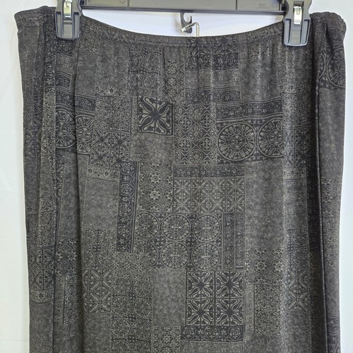 Chico's Travelers dehnbarer Rock zum Überziehen Mosaikmuster Damengröße 2/Large - Bild 2 von 9