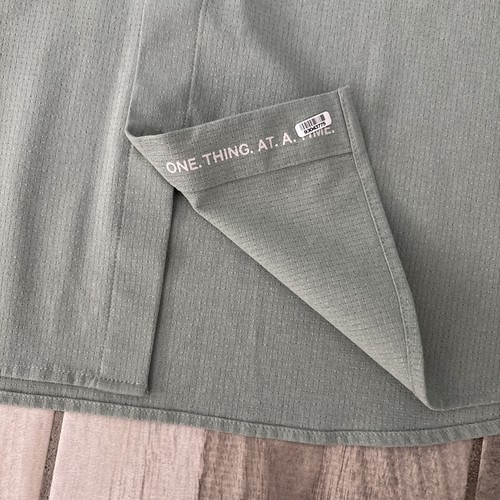 Camisa Lululemon Para Hombre Airing Fácil Manga Corta Abotonada Verde Talla XXL - Imagen 3 de 9