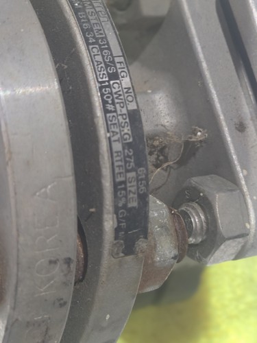 Warren 3/4" 150# CF8M RFFP Kugelhahn CF8M 6156FS - Bild 4 von 14