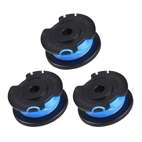 Paquete de 3 líneas de carrete de repuesto para recortadora de cuerdas 29252 29092 para Greenworks 20V9327