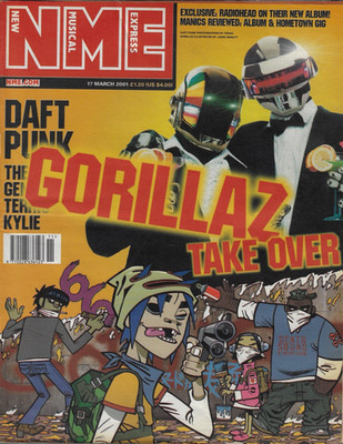 The NME Magazine - Gorillaz DAFT PUNK League Of Gentleman