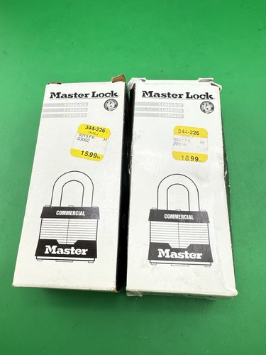 Lot Of 2 Master Lock 1kalj Keyed Alike - Picture 4 of 4