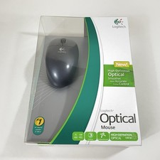 Logitech 931643-0403 USB PS/2 High-Definition Optical Wired 3-Button Mouse New