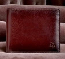 Visconti Atelier Mens Leather Burnished Tan 4 Card Coin Purse Wallet  Boxed AT60