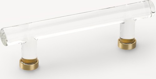 Emtek 86724 Modern Bar 4" Center to Center Cabinet Bar Pull - Brass