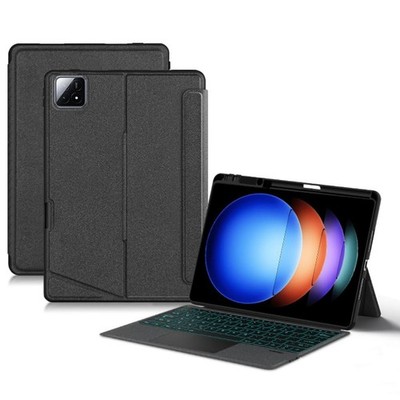 Backlit Keyboard Case for Xiaomi Pad 6S Pro 12.4'' Keyboard with Touchpad Back...