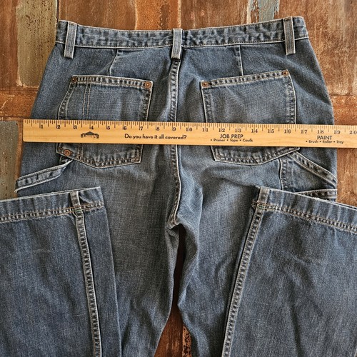 Osh Kosh B'Gosh Vintage Cargo Boot Cut Jeans Size 6 Regular Bandana Inside Trim! - Picture 21 of 24