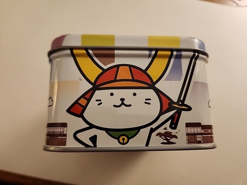 Hikonyan Charakter Ware Snack Dose Metallbox mit Deckel Shiga Präfektur Japan - Bild 2 von 6