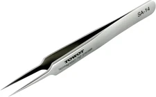 Precision Tweezers, Stainless Steel Pointed Ultrafine Tweezers for Craft, Electr