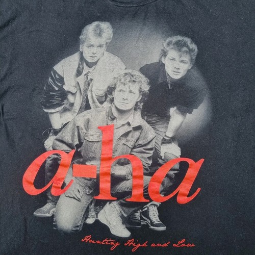 a-ha Hunting High & Low T-shirt Men's XL Black by Gildan - Imagen 4 de 16