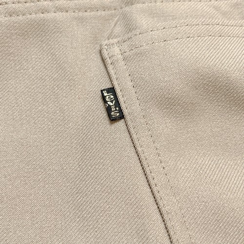 Levi's Vintage 60s Bootcut Flare Pants Khaki Black and Gold Tab Men's 38 Retro - Picture 3 of 9