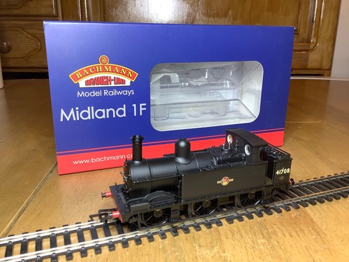 Bachmann 32-432 BR Black Late Crest 0-6-0 Midland Class 1F Tank Loco 41708