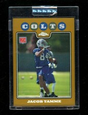 2008 Topps Chrome Jacob Tamme RC Gold Refractor /199 #TC220 Uncirculated UX3838