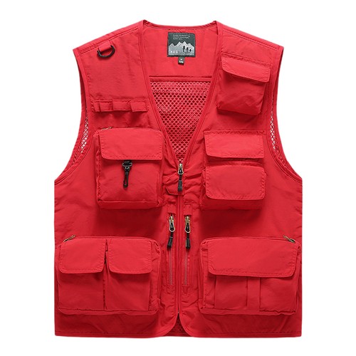 Weste Herren Outdoor Anglerweste Vielen Taschen Arbeitsweste Jagd Freizeitweste - Bild 9 von 15