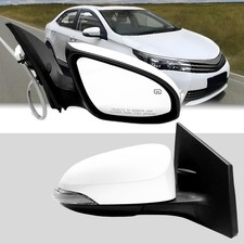 Right Side Mirror Compatible With Toyota Corolla 2014-2018 With Heated Turn Sign