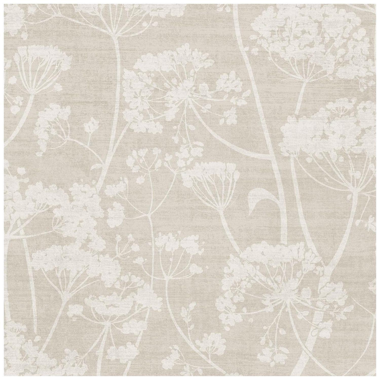 Cow Parsley Neutral Wallpaper - Image 2