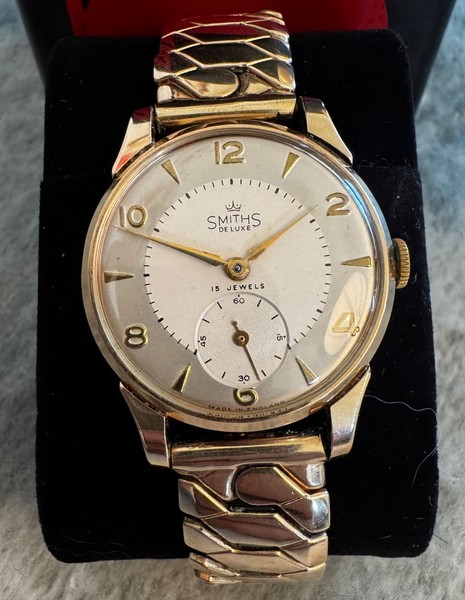 Armbanduhr Herren Handaufzug Smiths de Luxe Top Zustand Gebraucht